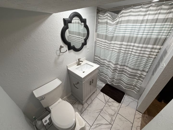Bathroom With Tiled Floor Nebraska Rd Street Sutherland Ne Nebraska 1240 3rd Street Sutherland Ne 69165