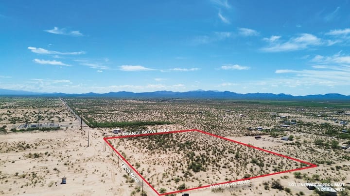 15 Ac 6515 N Trico Road Drone