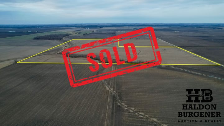 120.72 acres of sold farmland in Christian County, Illinois