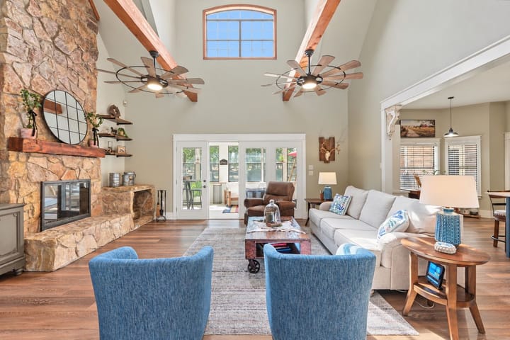 Bright White Framed Farmhouse Living Room Jpeg
