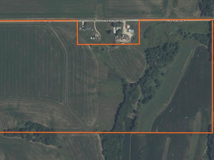 Knox Il 73 Acres Land For Sale Aerial 1