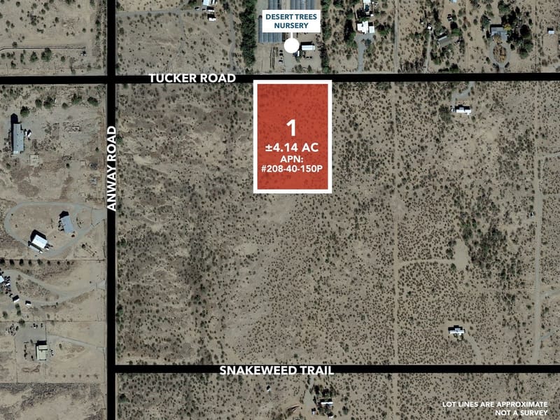 4.1 Acres, 16471 W Tucker Road, Marana, AZ