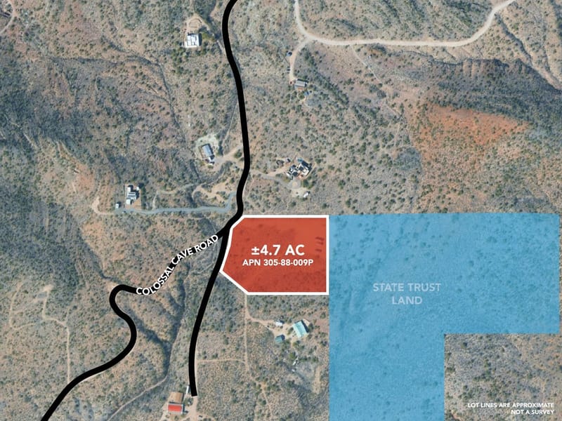 ±4.7 AC, E Colossal Cave Road, Vail, AZ