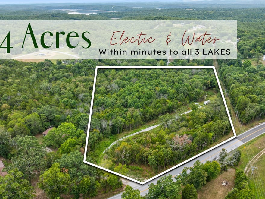 4 Acres near Branson ready for your Build