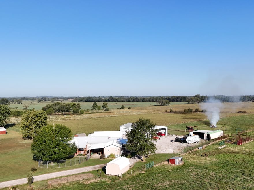 15 Acres with Home Welch, Ok