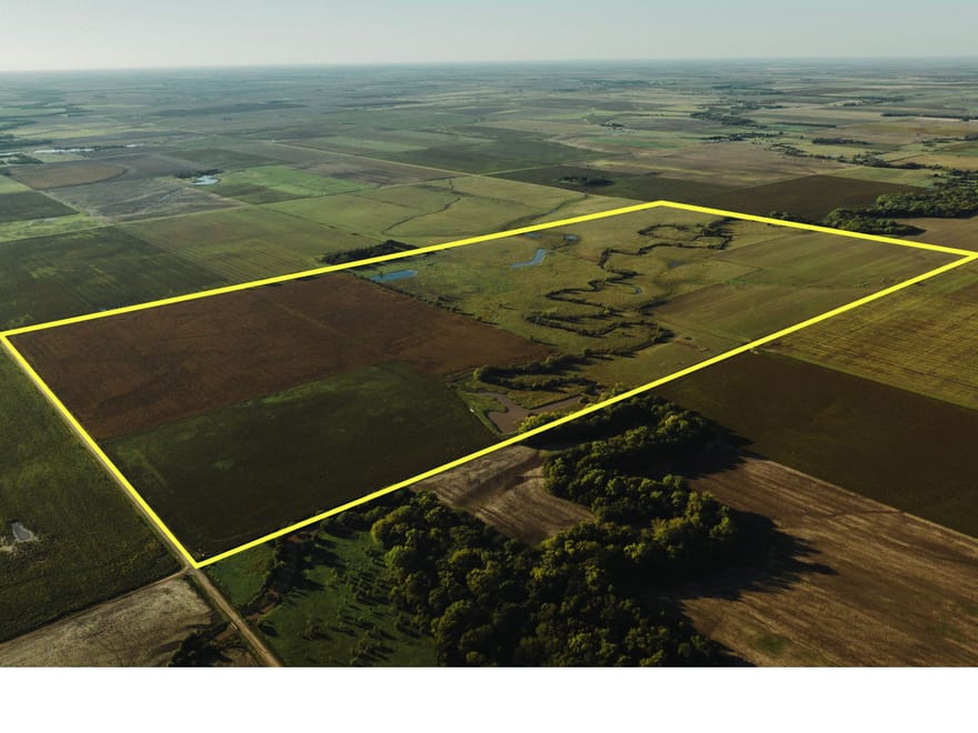 LIVE & ONLINE AUCTION - Tract 1 of 5  - 315+/- Acres In Barton County Kansas