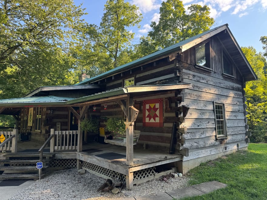 Log Cabin on 15 acres in Ripley County, IN.