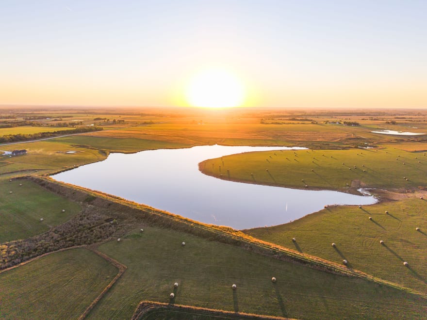 Prairie Lake of the Flint Hills 