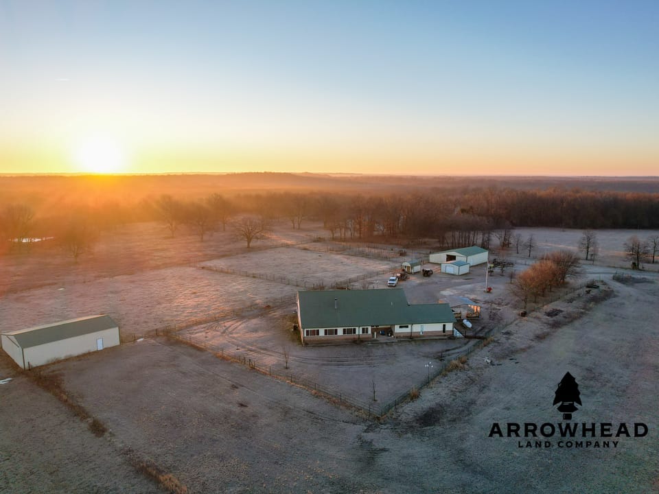 Turn-key Ranch Bordering Oologah Wildlife Reserve