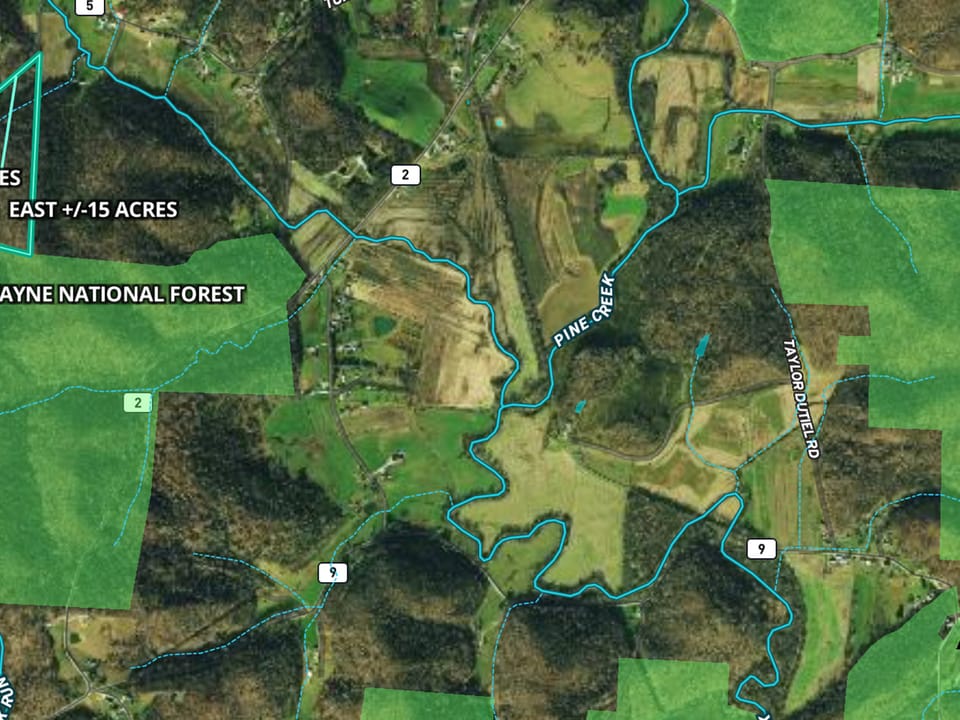 East Terrapin Hollow Hunting Land that Borders Wayne National Forest