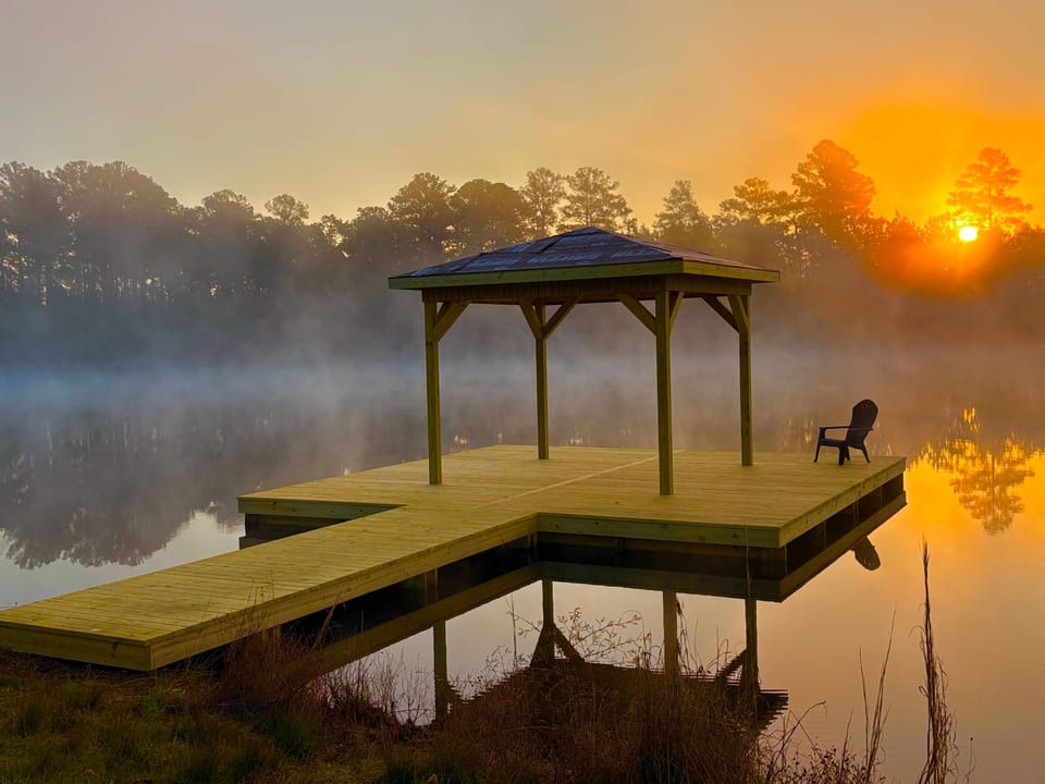 Sunrise Boat Dock Jpeg