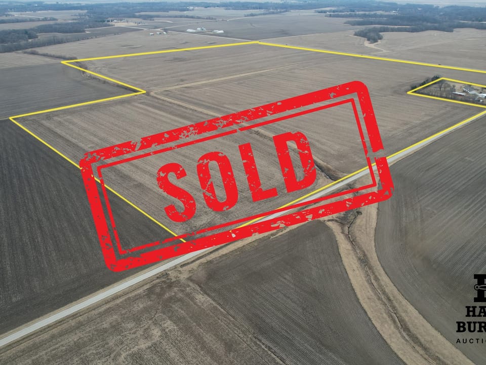 131.66 acres of sold farmland in Shelby  County, Illinois