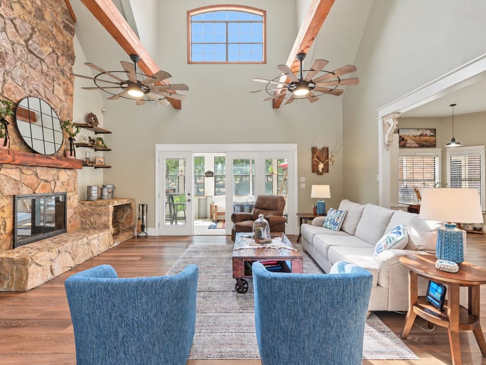 Bright White Framed Farmhouse Living Room Jpeg