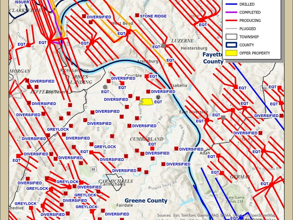 52ac Cumberland Twp Greene Co Mineral Sale 10 20 2026 1in 6000ft